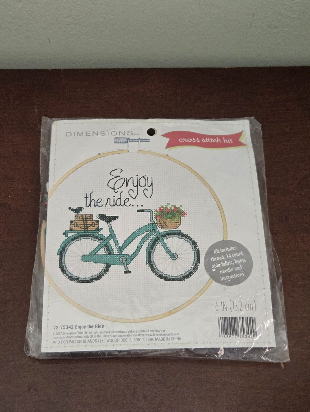 Dimensions Enjoy the Ride Counted Cross Stitch Kit NEW